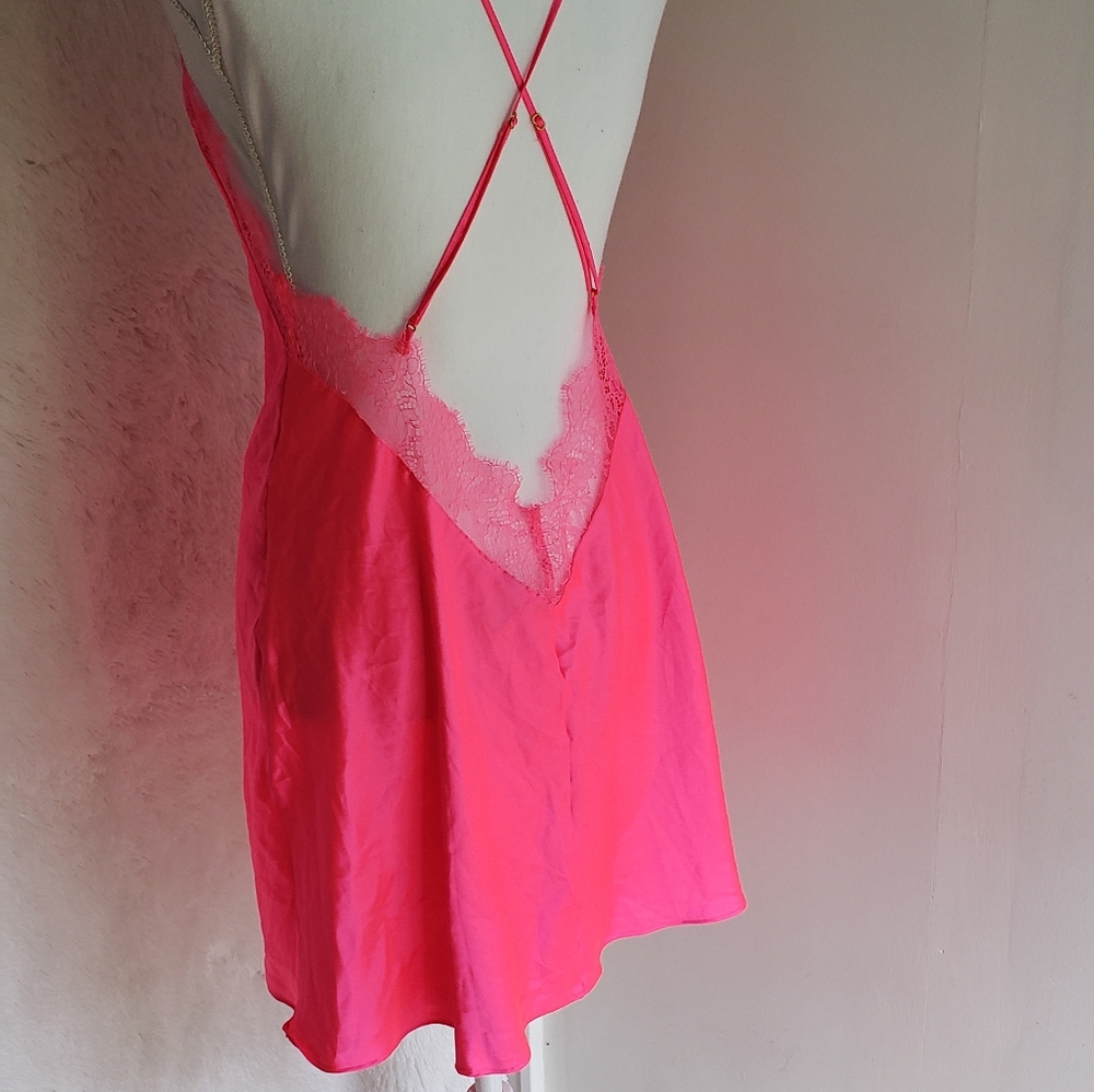 Victoria's secret electric pink 💗  dress/slip